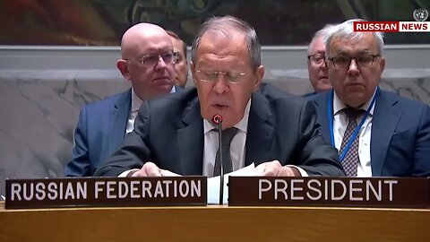 Lavrov at the UN: "UN-centric system is going through a deep crisis."