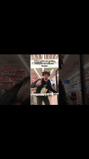 CAUGHT GETTING SLOPPY IN THE WALMART FREEZER!