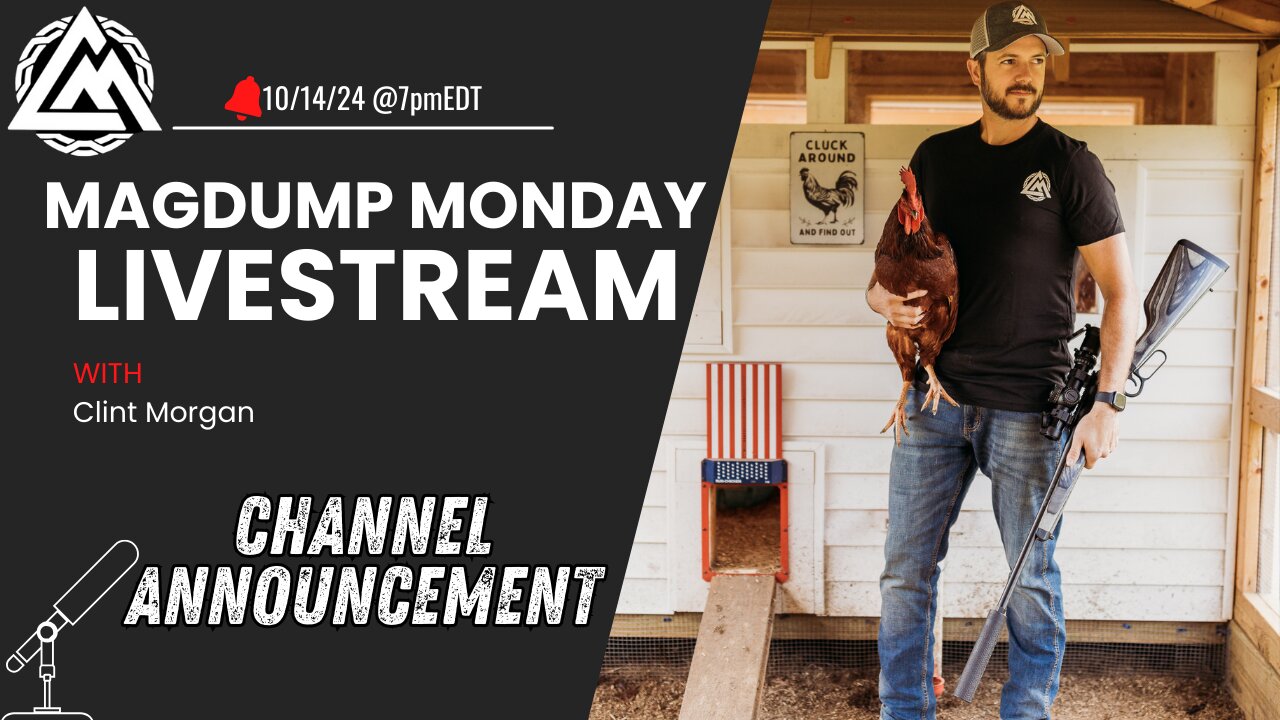 Magdump Monday Livestream: Channel Announcement!