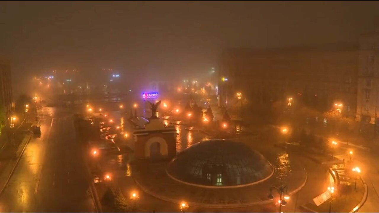 AirRaid Sirens Kiev warn of fighters & bombers entering the city, Nightly bombings against civilians