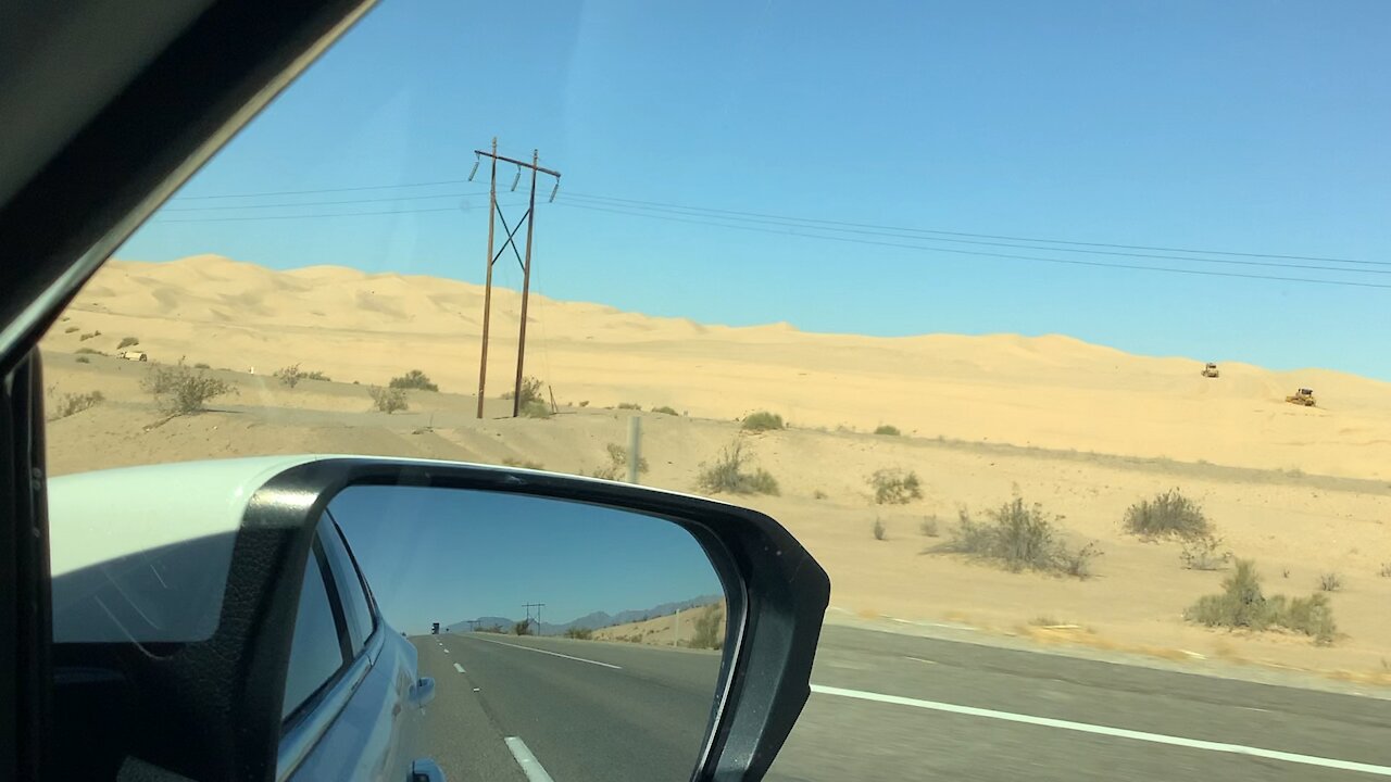 Sand dunes in California