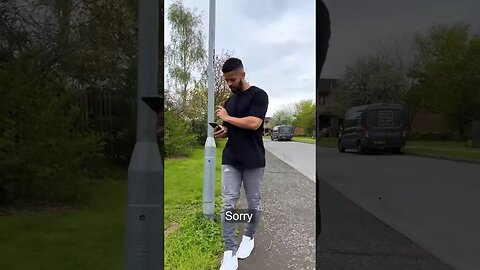Saying Sorry To A Pole? 🤣