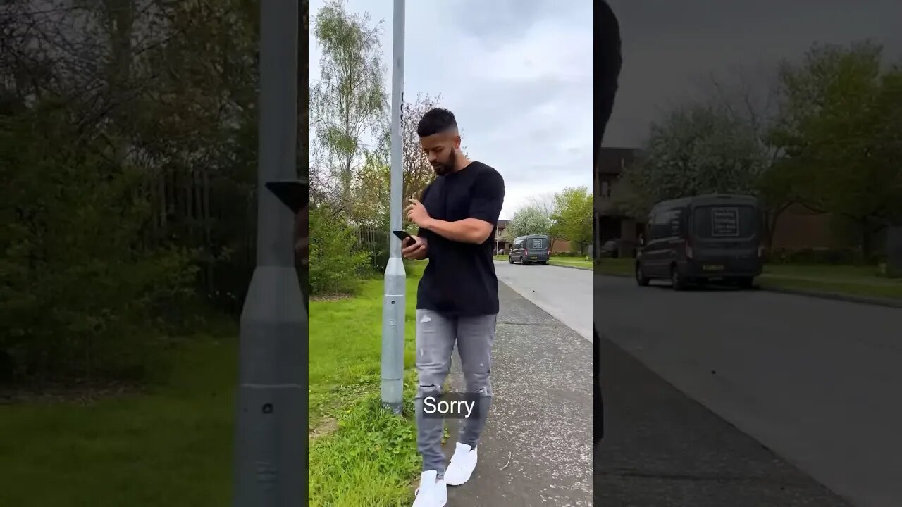 Saying Sorry To A Pole? 🤣