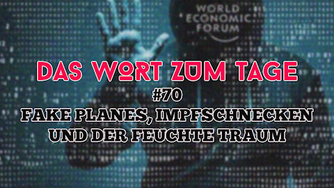 Das Wort zum Tage # 70 ++ Fake Planes?, Impfschnecken und der Feuchte Traum