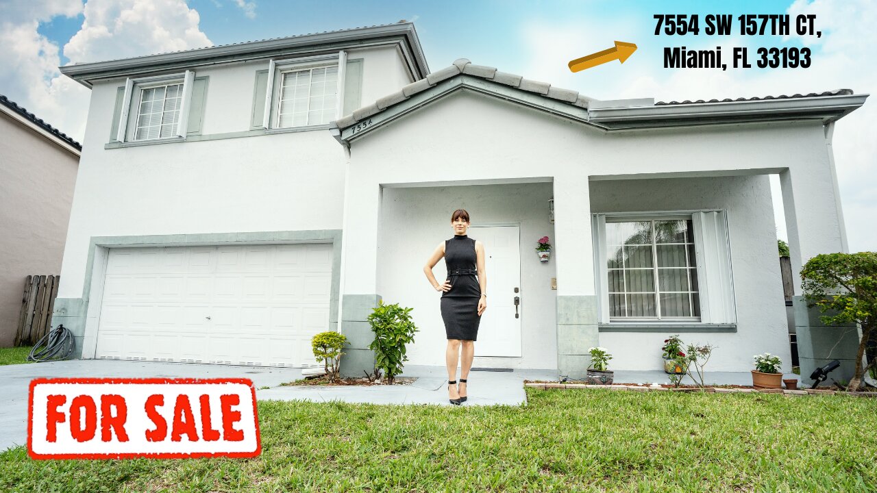 Home Tour: Great Property For Sale sitting in a Huge Lot in West Kendall, Florida.