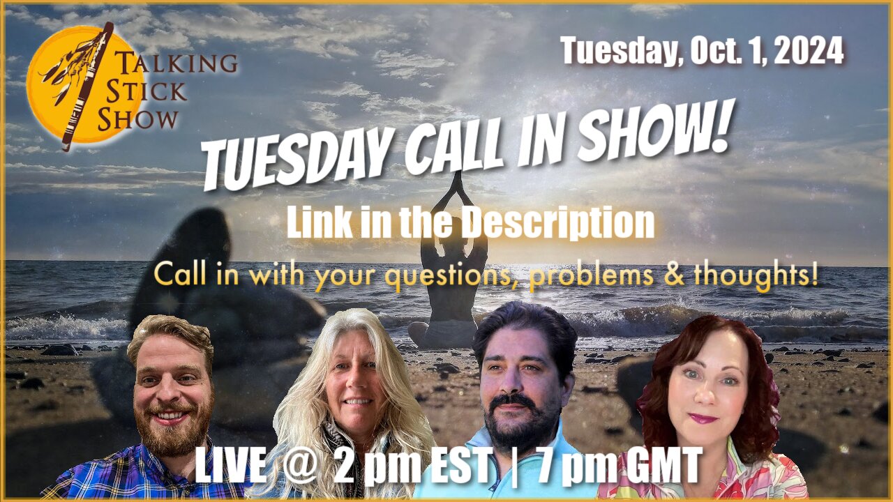 Talking Stick Call In Show - Call Into Our Zoom Room For A Reading! (October 1st, 2024)