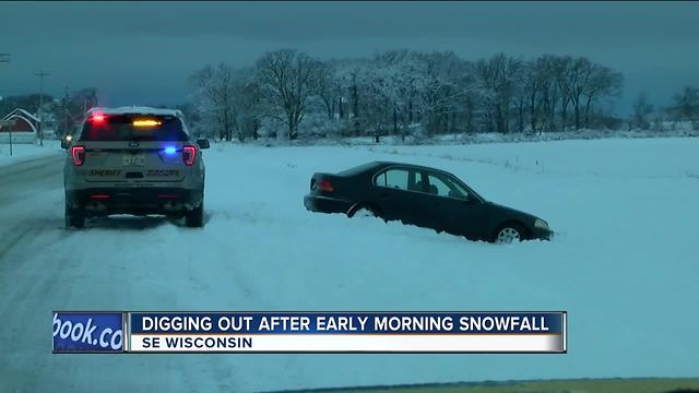 Southeast Wisconsin digs out from overnight snow