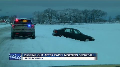 Southeast Wisconsin digs out from overnight snow