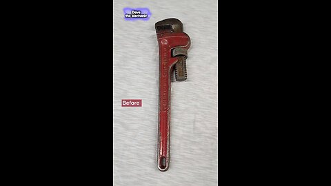 Refurbishing a Ridged Pipe wrench