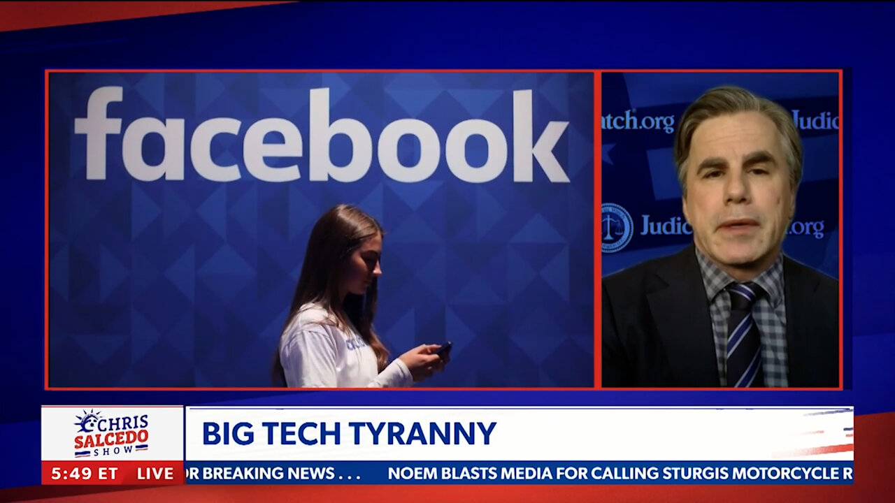 FRAUD! Facebook/Big Tech Lying About Censoring Trump and Conservatives | Tom Fitton