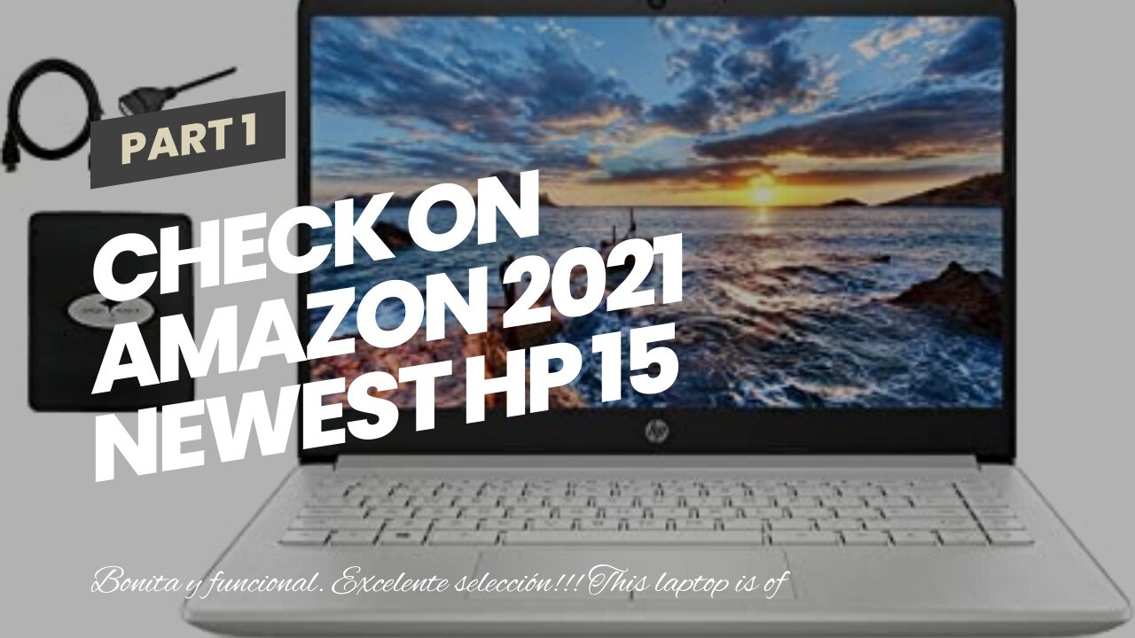 Check On Amazon 2021 Newest HP 15 15.6" HD Display Laptop Computer, AMD Ryzen 3 3250U(up to 3.5...