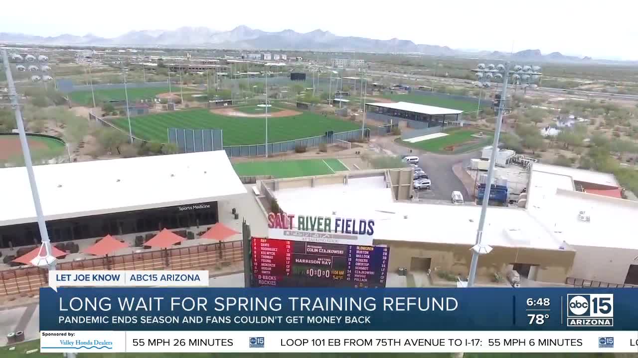 Long wait for Spring Training ticket refund after games were canceled