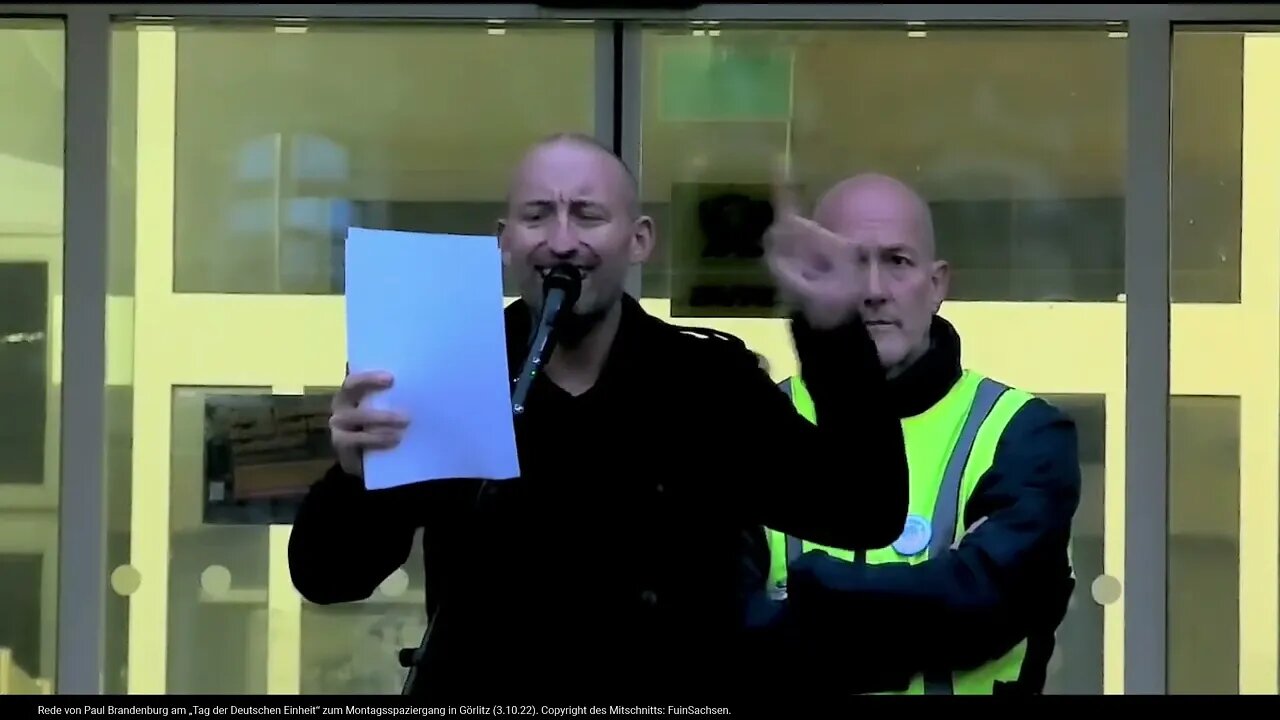 Rede Paul Brandenburg am Tag der Deutschen Einheit zum Montagsspaziergang in Görlitz 3 10 22