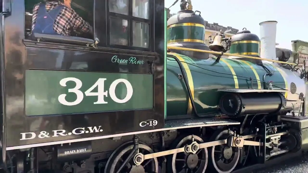 Steam Train departing Knotts Berry Farm