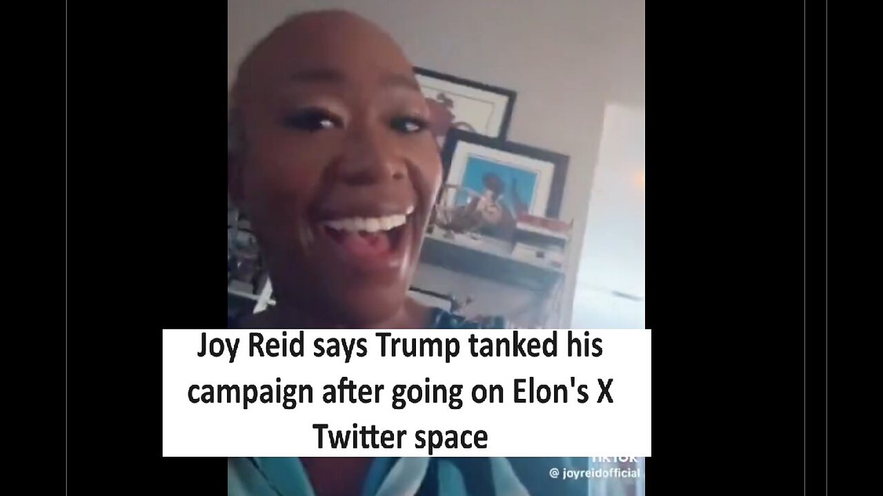 Joy Reed says Trump blew his campaign on Elon’s Twitter spaces