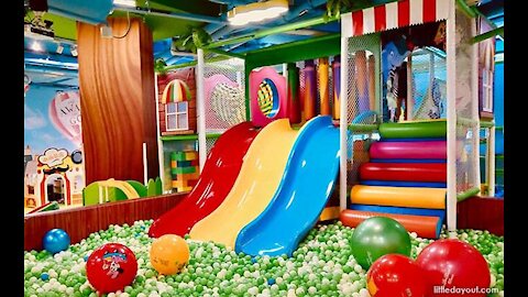 Learning With Blippi At Kinderland Indoor Playground For Kids | Educational Videos For Toddlers