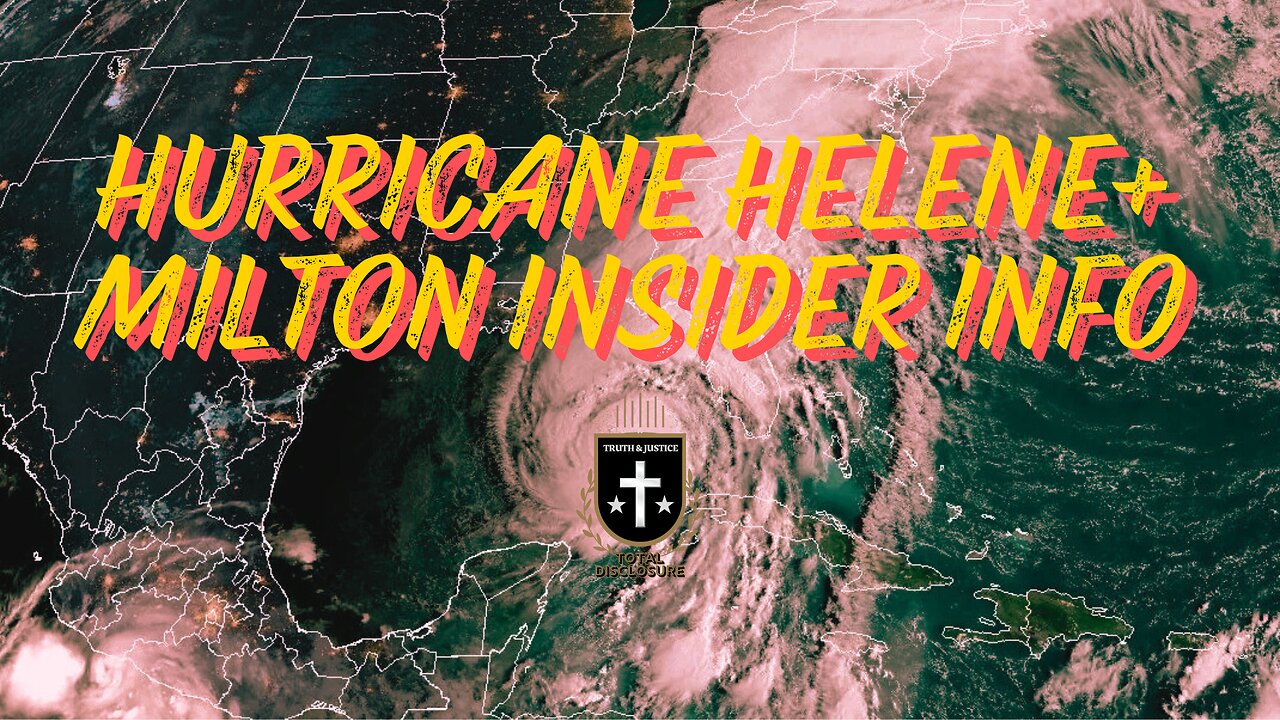 #10 Hurricane Helene+Milton Insider Info