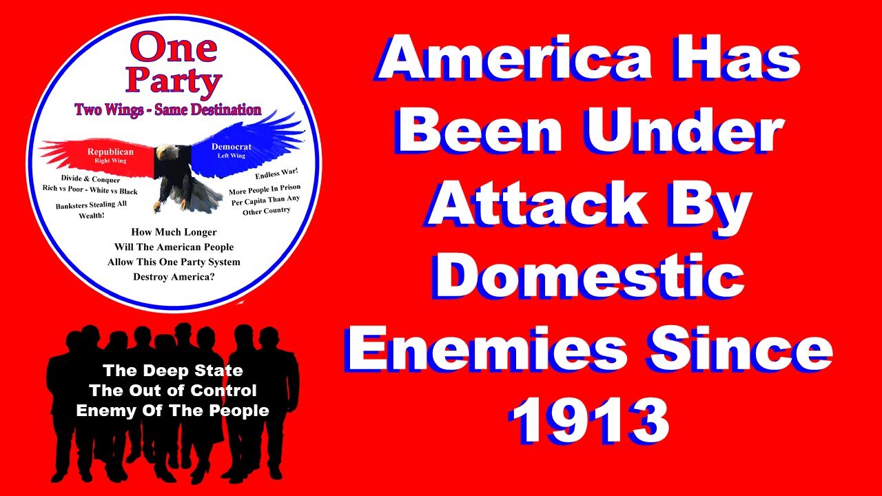 America Has Been Under Attack Since 1913