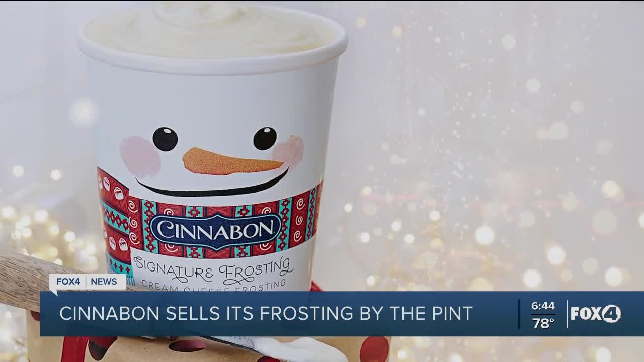 Cinnabon frosting pints