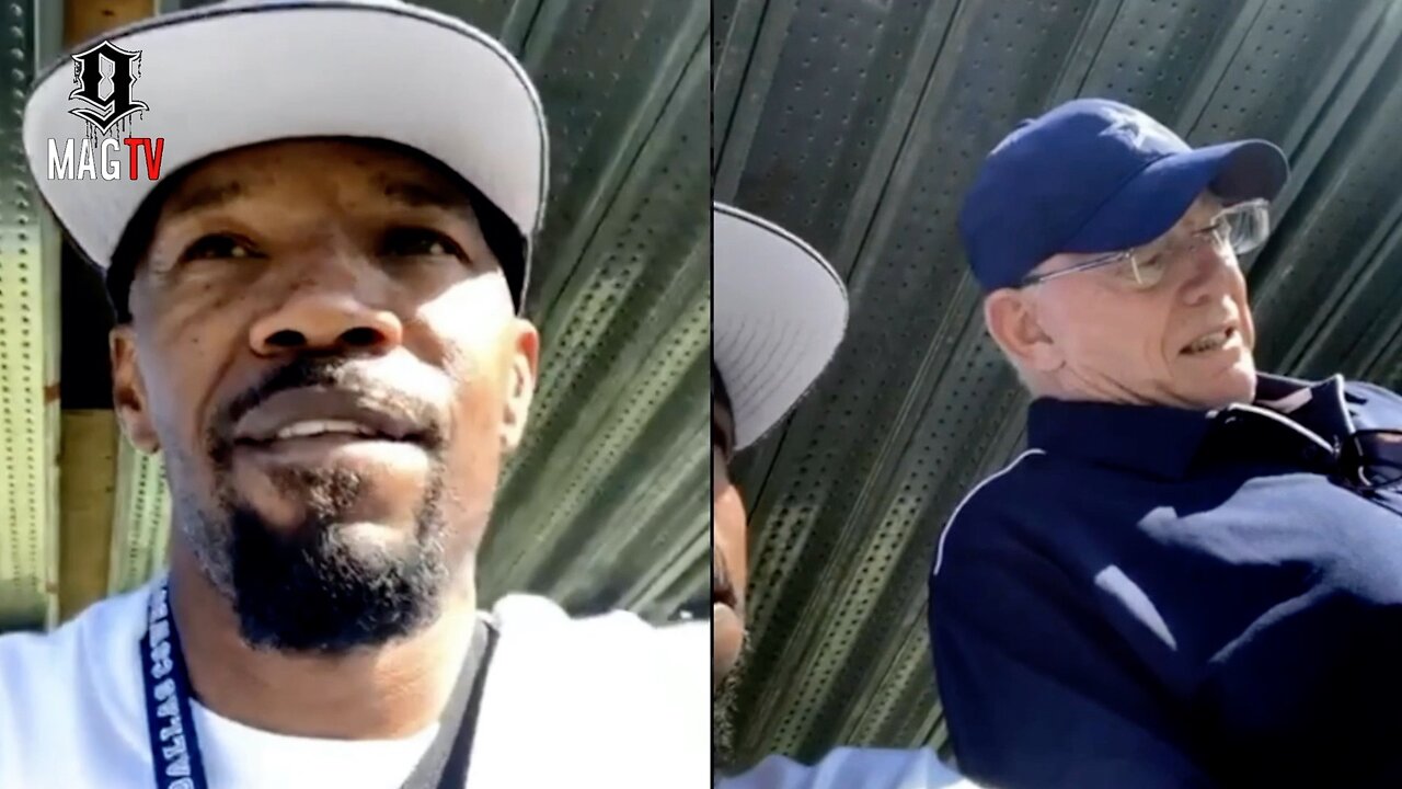 Jamie Foxx Ends His Live After Jerry Jones Seemingly Talks About The Size Of Players Meat! 🍆