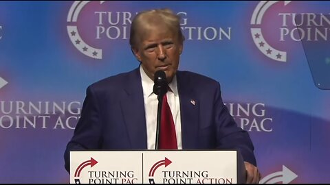 Trump: I’M NOT SUPPOSED TO SAY BUT WE’RE LEADING A LOT! Turning Point Las Vegas NV rally