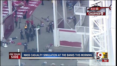 Mass casualty simulation wraps up at The Banks