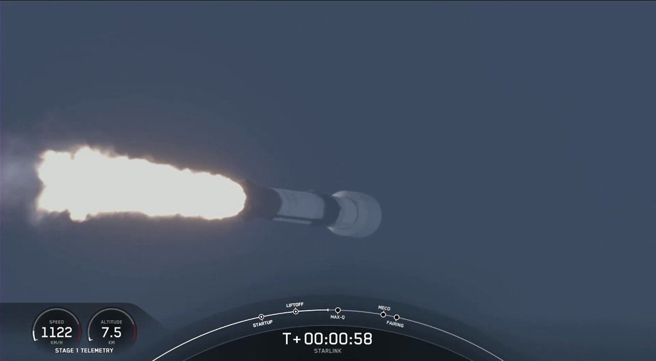 Spacex Launches 53 Starlink Satellites to Low-Earth Orbit. Great First Stage Landing