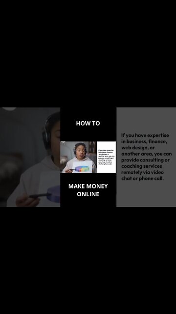 HOW to MAKE MONEY ONLINE - N.5 #shorts