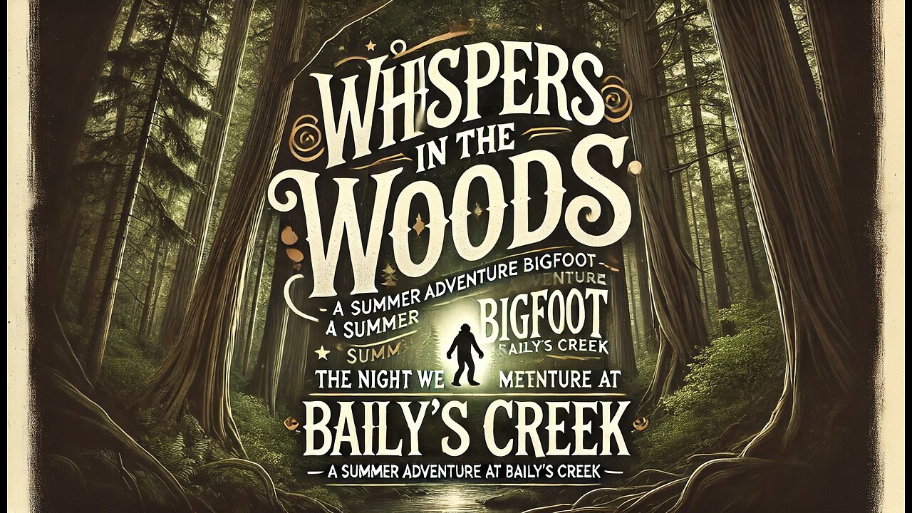 Whispers in the Woods: The Night We Met Bigfoot - A Summer Adventure at Baily's Creek