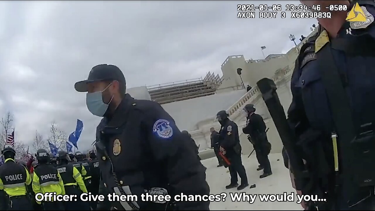 J6: DC POLICE "YOU WERE SUPPOSED TO GIVE THEM 3 CHANCES"