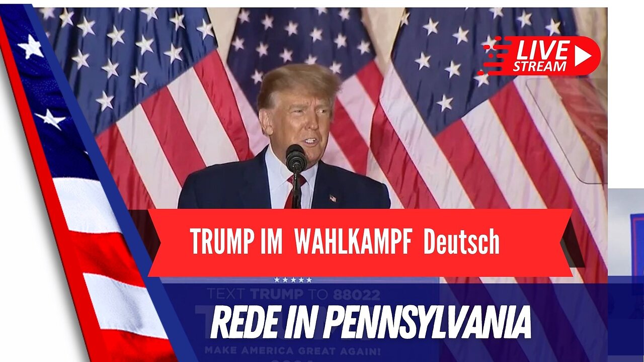 LIVE Donald Trump hält Rede in Pennsylvania