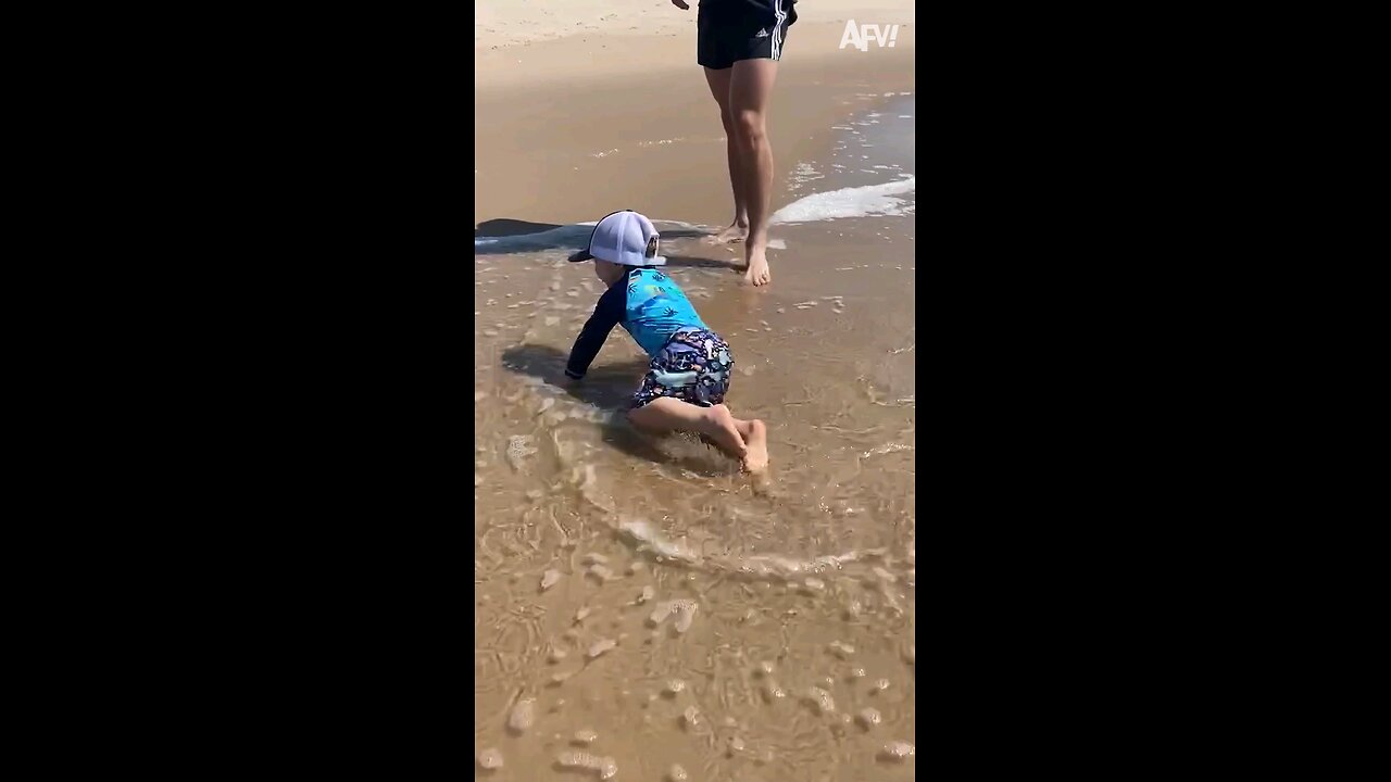 Beach Babe -- -- _Funny _Beach _Fail _shorts