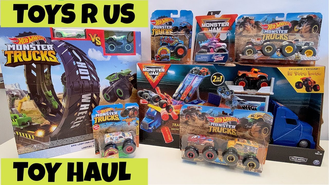 MONSTER JAM | HOT WHEELS | MONSTER TRUCKS | TOY HAUL