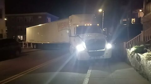 truck drivers please stick to the main road