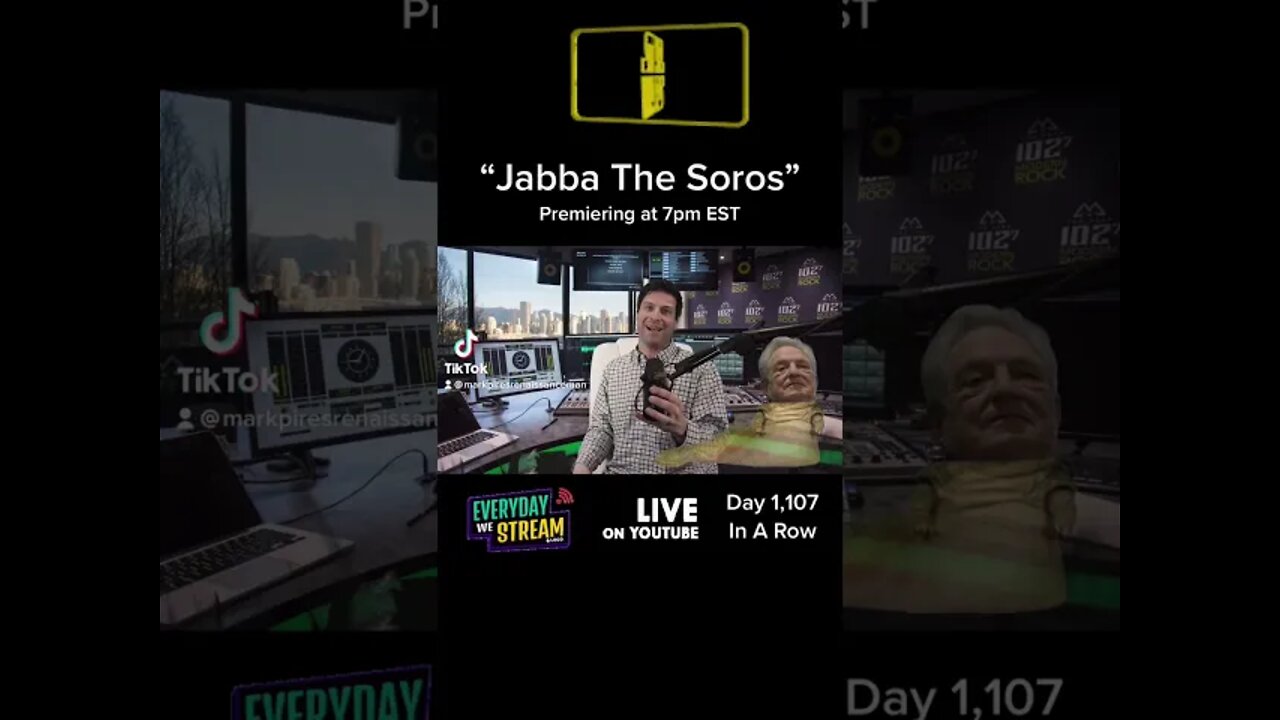 Star Wars: Jabba The Soros Premieres at 7pm! Here’s A Taste! Link 👇🏻