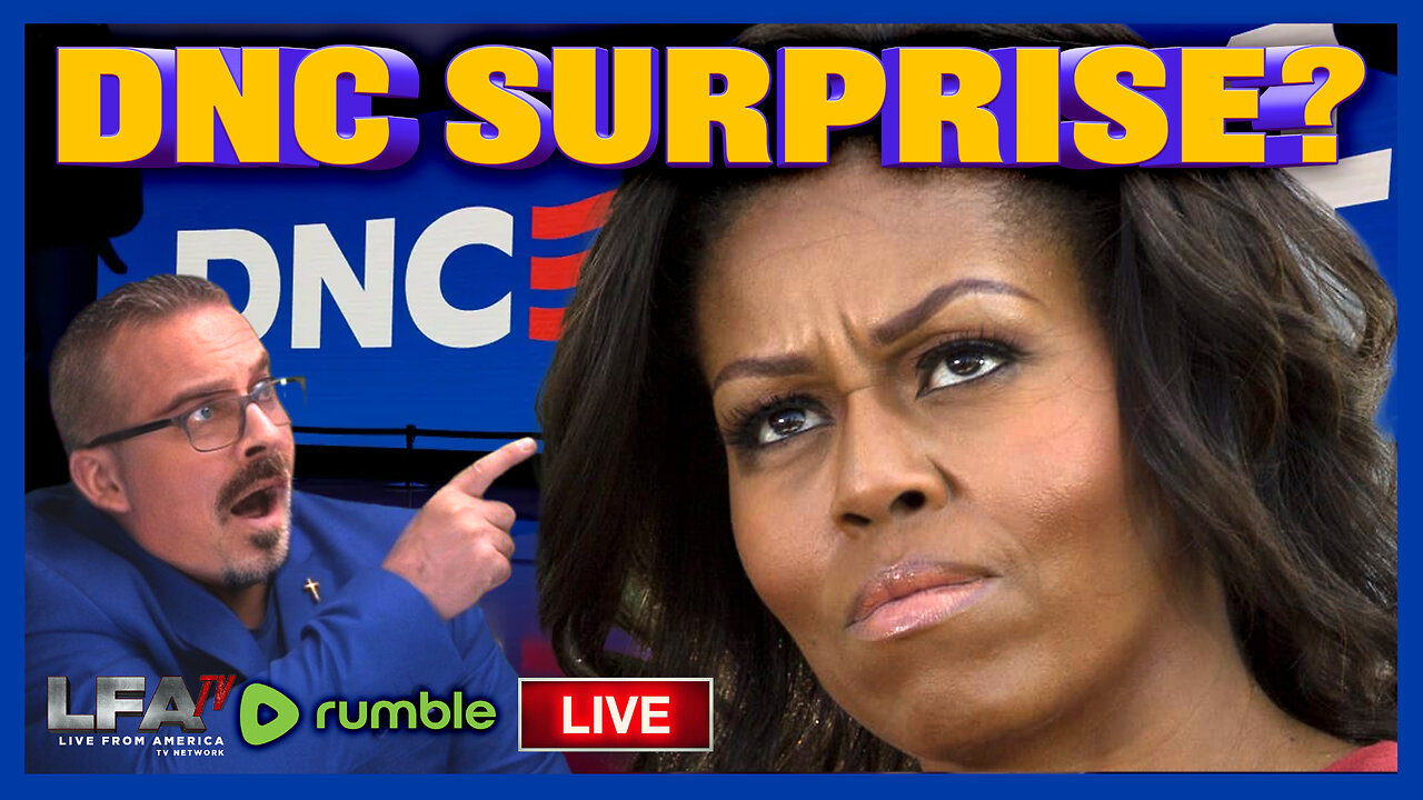 FBI Informant Infiltrated Terrorists Who’ve Been Grooming Michelle Obama For DNC Stunner | The Santilli Report 7.24.24 4pm EST