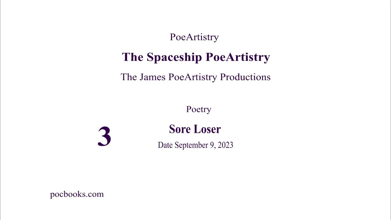 3 Space Ship PoeArtistry Sore Loser