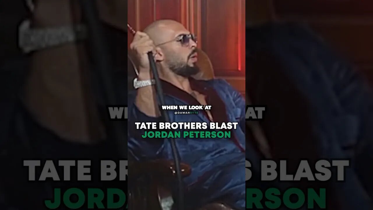 Tate Brothers BLAST Jordan Peterson #shorts #palestine #jordanpeterson