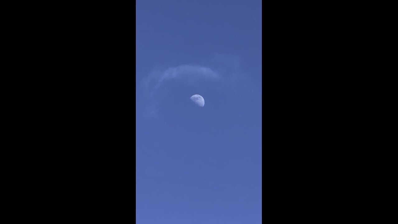 moon during the day