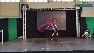 Apresentação Cosplay de Scaramouche do jogo Genshin Impact no 26º Pira Anime Fest (2022)