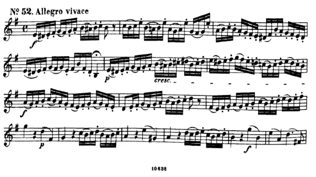 Kopprasch 60 Studies for Trumpet - 52