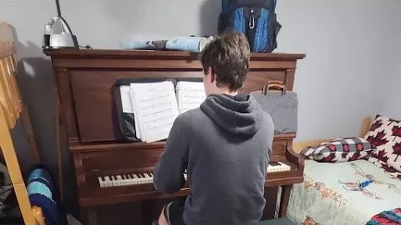Sunday Worship on the piano w/my brother
