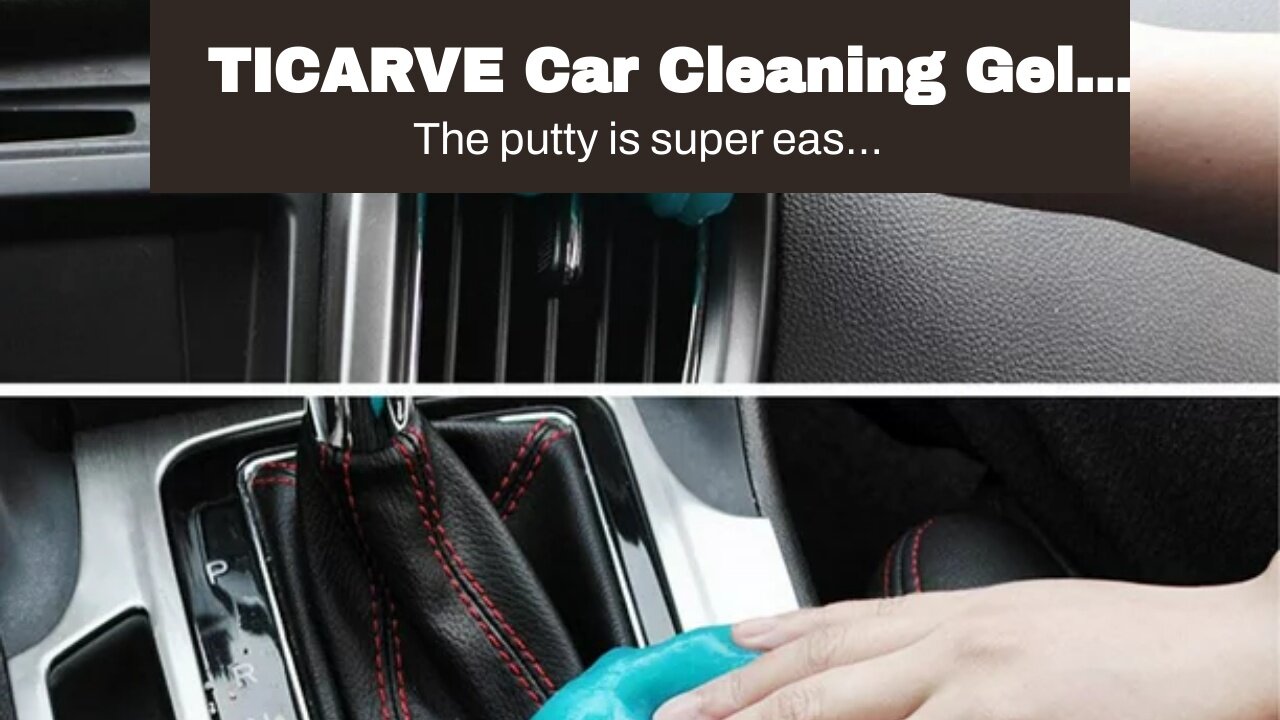 TICARVE Car Cleaning Gel Car Detailing Putty Car Cleaning Putty Gel Auto Detailing Tools Car In...