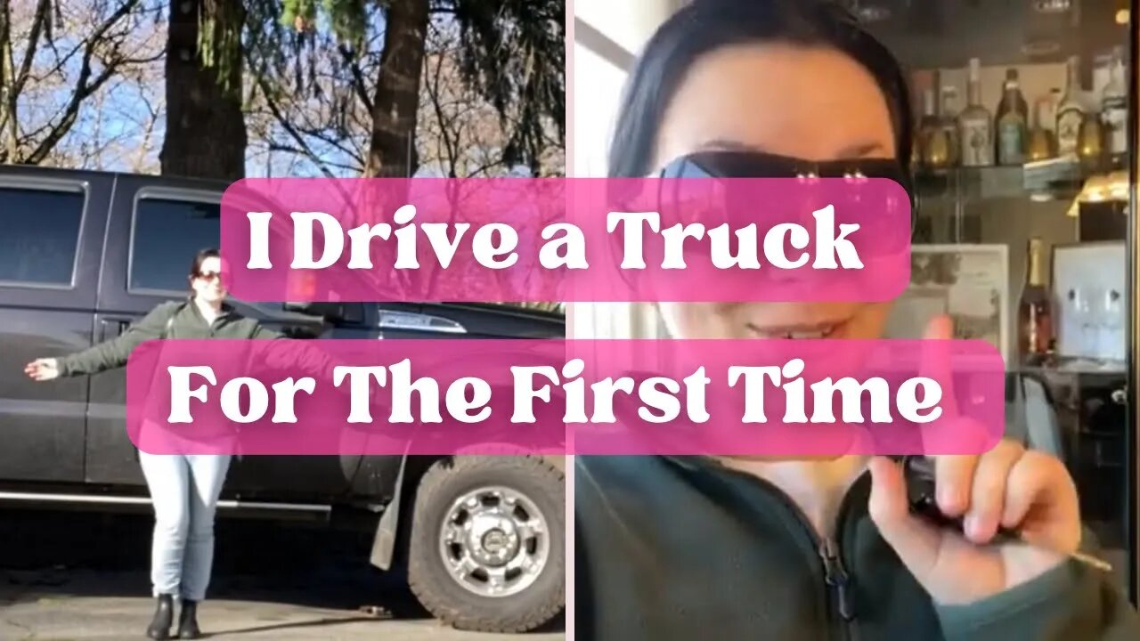 I drove a truck for the first time! 🛻 Come with me to try something new #fordf350