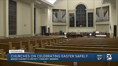 Churches on celebrating Easter safely