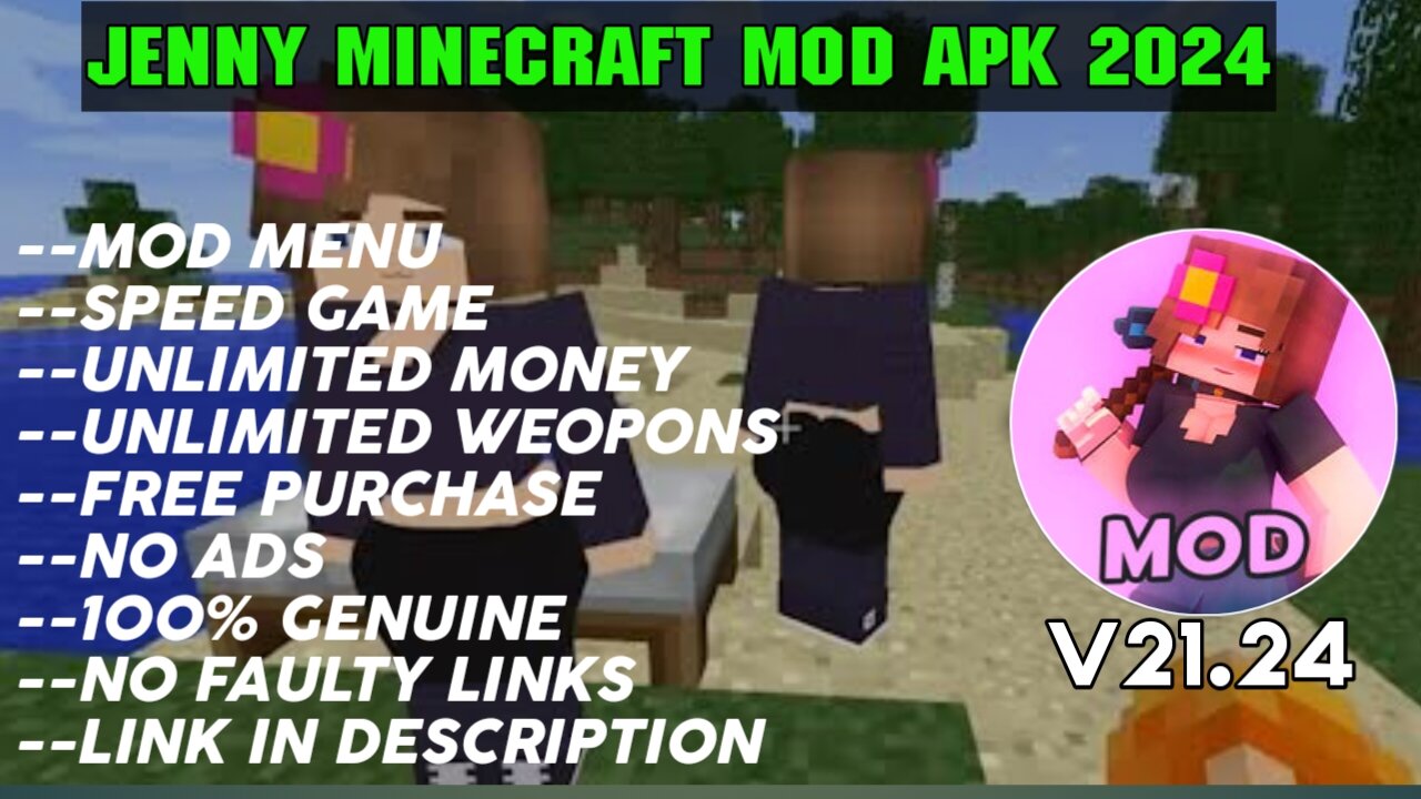 MINECRAFT JENNY MOD APK DOWNLOAD| LATEST MOD APK 2024