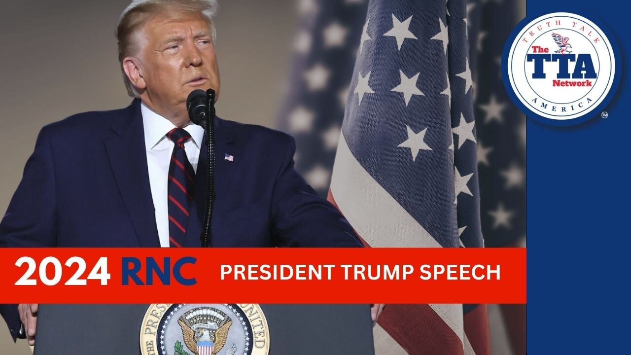 WATCH LIVE: President Donald Trump Speaks at Republican National Convention in Milwaukee (July 18, 2024)