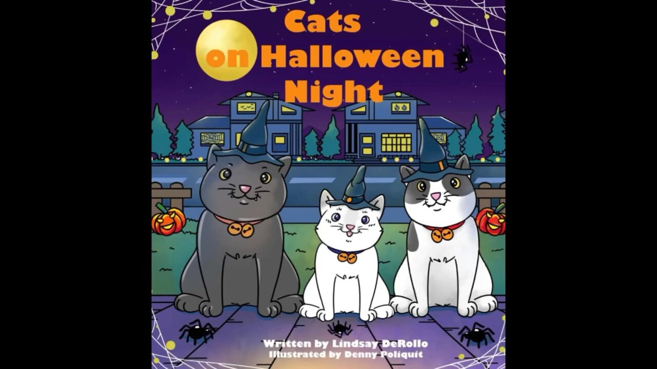 "Lindsay Derollo's 'Cats on Halloween Night' | Children's Book Read Aloud" 🐈 👻 🎃