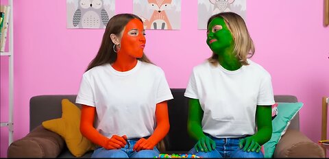 Eating only One Color of Food for 24 Hours Challenge