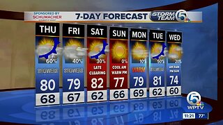 Latest Weather Forecast 11 p.m. Wednesday